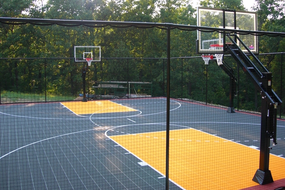 строительство баскетбольных площадок